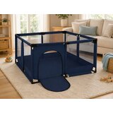 Delunaro dečija ogradica za igru sa mrežom 127x127x65 cm ( KLK2608-Navy ) Cene