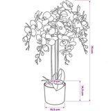  Umjetna orhideja s posudom 75 cm bijela | Eponuda.ba