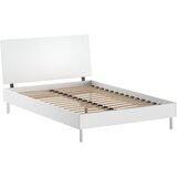 Vipack Bijeli bračni krevet od masivne bukve s podnicom 140x200 cm Forrest – Cijene