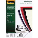 Fellowes Kartonske platnice A4, rdeča/sijaj, 250g, chromolux, 1/100 Cene