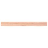  Stenska polica svetlo rjava 100x10x2 cm trdna hrastovina, (20915493) | Shoptok.si