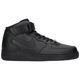 Nike Visoke tenisice 'Air Force 1 Mid '07' crna | shoptok.hr