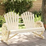  The Living Store Vrtni stol Adirondack za 2 osebi trden les jelke - Vrtni Stol Adirondack, (21465509) Cene
