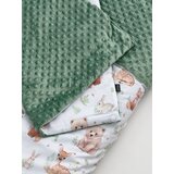 Sinsay Minky set: dekica i jastuk s motivom šumskih životinja | shoptok.hr