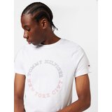 Tommy Hilfiger Majica mornarska / temno rdeča / bela | Shoptok.si