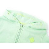 Dječja majica s kapuljačom i patentnim zatvaračem jarkozelena 92 | shoptok.hr