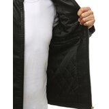 DStreet Kurtka męska skórzana czarna | Shoptok.si