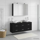  Set namještaja za kupaonicu 4 kom. Crni hrast | shoptok.hr