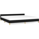  Okvir za krevet bez madraca crni 200x200 cm od tkanine | shoptok.hr