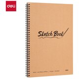 Deli BLOK ZA CRTANJE Sketch book, A4, 40 listova, 110g, BOČNA SPIRALA EN720 Cene