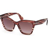 Tom Ford Elvira FT1217 55T ONE SIZE (55) Havana/Vijolična | Shoptok.si