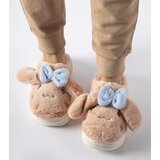 Gemre Pink warm slippers with ears and a bow Gilda | shoptok.hr