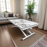 Hanah home Proširivi trpezarijski sto, Beli Cene