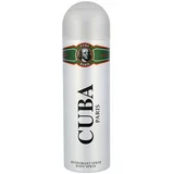 Cuba Green deodorant v spreju 200 ml za moške