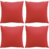  Jastuci za sofu 4 kom crveni 60 x 60 cm od tkanine | shoptok.hr