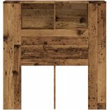  Uzglavni ormarić staro drvo 100x18,5x102,5 cm konstruirano drvo | shoptok.hr