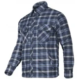 majica oblazinjena, flanel, modra, L, L4180203