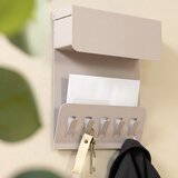 Spinder Design Sivorjav jeklen stenski obešalnik 29 cm Keeper – | Shoptok.si