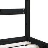  Otroški posteljni okvir bel 90x200 cm trdna borovina, (20916915) | Shoptok.si