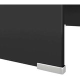  Stalak za TV/Monitor Stakleni Crni 70x30x13 cm | shoptok.hr