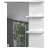 ogledalo piano-ogp - kolekcija piano - kristalno bela hg lak - 76x89x17 cm