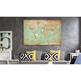  Slika na plutenoj podlozi - Celadon Journey [Cork Map] 120x80 | shoptok.hr