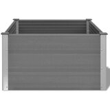 vidaXL Visoka greda WPC 100x100x54 cm siva | Shoptok.si