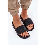 EVENTO Light Women's Slippers With Decorative Embossing Black Isarisa | Shoptok.si