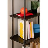 noo.ma Crni regal u dekoru hrasta 80x127x35 cm Teidi – | shoptok.hr