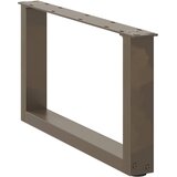 Noge za klub stolić U-oblik 2 kom Prirodni čelik 60 x (30-31) cm Čelik | shoptok.hr
