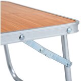  Sklopivi stol za kampiranje smeđi aluminijski 60 x 40 cm | shoptok.hr