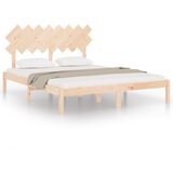 Maison Chic Posteljni okvir - Dvoposteljna postelja - Zakonska postelja 160x200 cm iz trdnega lesa-J2928, (21761471) Cene