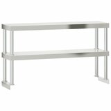  Kuhinjski radni stol s policom 110x55x150 cm nehrđajući čelik | shoptok.hr