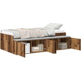  postelja s shranjevanjem Rjav les 75x190 cm, (22103215) | Shoptok.si