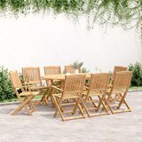  9-dijelni vrtni blagovaonski set od masivnog bagremovog drva | shoptok.hr