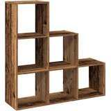Pregrada regal za knjige 3 razina boja drva 99x29x99cm drveni | shoptok.hr