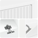  Ormar za cipele ARNHEM 78 x 24 x 103 cm Konstruirano drvo - Bijela | shoptok.hr