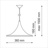  Luster MODERN 1A 1xE27/20W/230V | Eponuda.com
