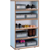 MID.YOU REGAL ZA ČEVLJE bela, medeni hrast | Shoptok.si
