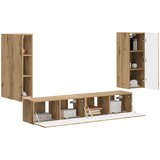  Set zidnog ormarića za TV Zidne 4 pcs Umjetnički hrast | shoptok.hr