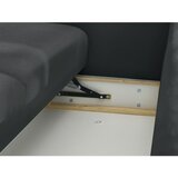 Bobochic Paris Crna sklopiva/s prostorom za odlaganje sofa 265 cm Ezechiel – | shoptok.hr
