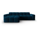 Micadoni Home Kutna garnitura od tamnoplavog baršuna (lijevi kut) Kendal - | shoptok.hr