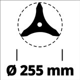 Einhell Trokraki nož za trimer 255mm/2,5mm, - (3405082) | ePonuda.com