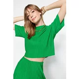 Trendyol Blouse - Green - Regular fit
