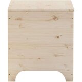vidaXL Kutija za pohranu s poklopcem RANA 60x49x54 cm masivna borovina | shoptok.hr