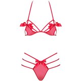 Obsessive Giftella - Bow Lingerie Set (Red) | Shoptok.si