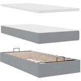  Okvir kreveta s madracima svijetlosivi 160x200cm od tkanine | shoptok.hr