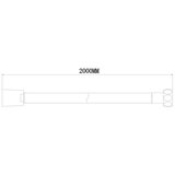 STIL Crijevo za tuš crno 200 cm (11509-MB) | shoptok.hr