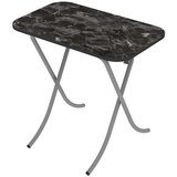 alesta Sklopivi sto 60x80cm crni mermer AL10026CM Cene