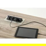 Gtv AE-PBSC3GS-20N utičnica SOFT 3xSCHUKO AC220-240V 50 / 60Hz IP20 1.5 m | Eponuda.ba